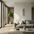 Hand-Finished Copper Marble Wall Sconce Helvor – Product Detail 9