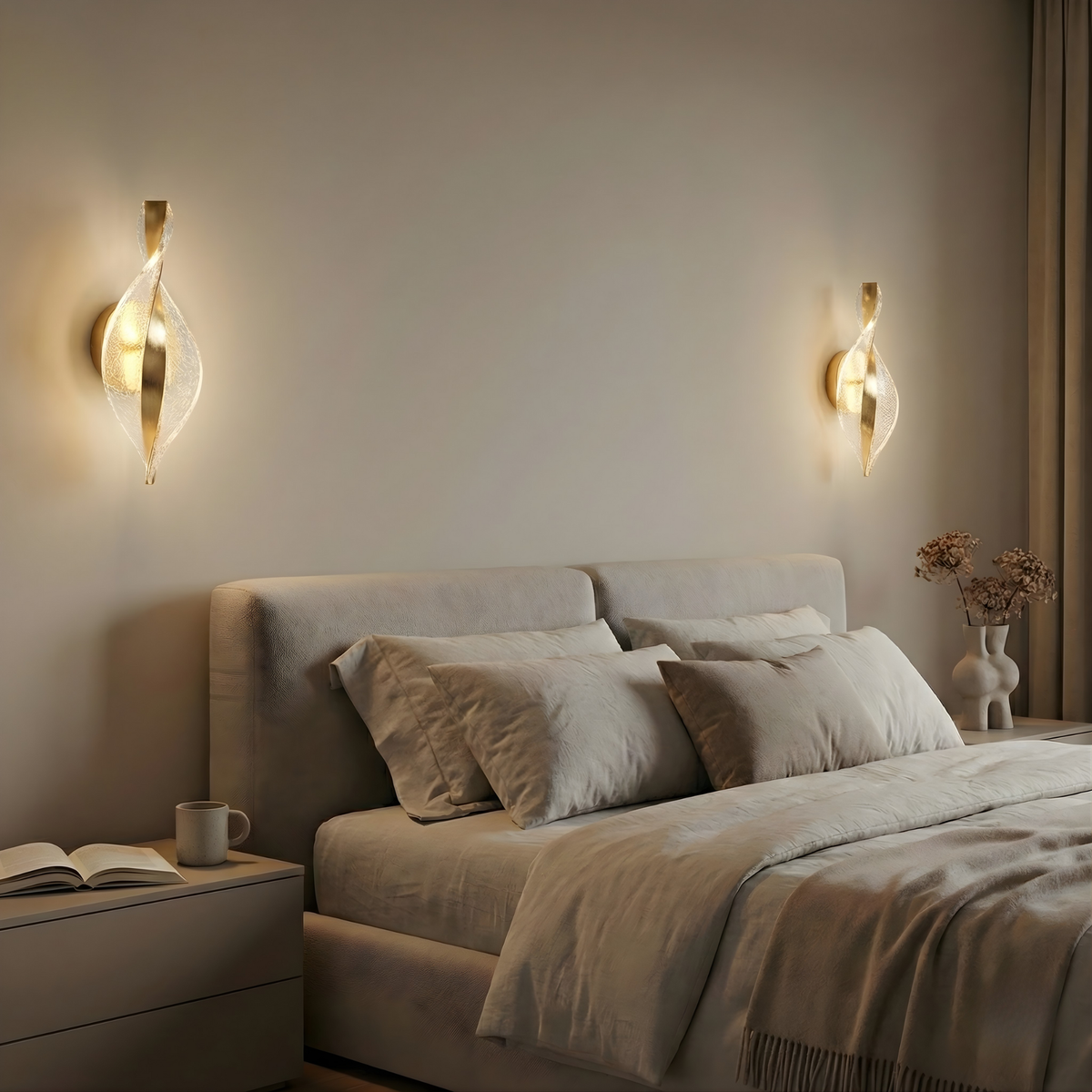Organic Acrylic Cloud Wall Sconce Binora – Product Detail 11