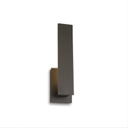 Luxenthal Large outdoor wall sconce in black lacquered aluminium
