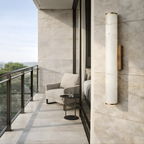 Hand-Finished Marble Copper Wall Sconce Evix – Lifestyle, Balcony Wall