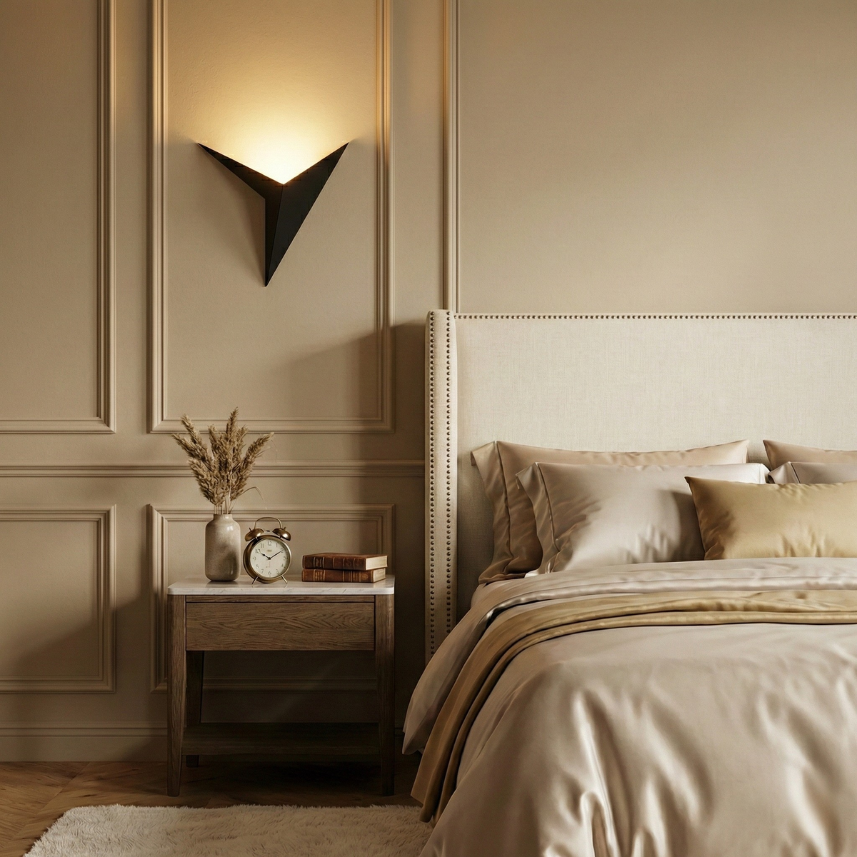 Geometric Triangular Gold Wall Sconce Kalmon – Product Detail 8