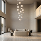 Drifting Glass Orb Cluster Chandelier – Kerenth