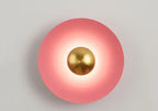 Dravion Wall Sconce, Pink & Gold