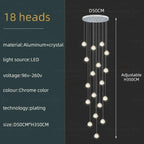 Spiral K9 Crystal Cluster Chandelier Jelvorn – Product Detail 16