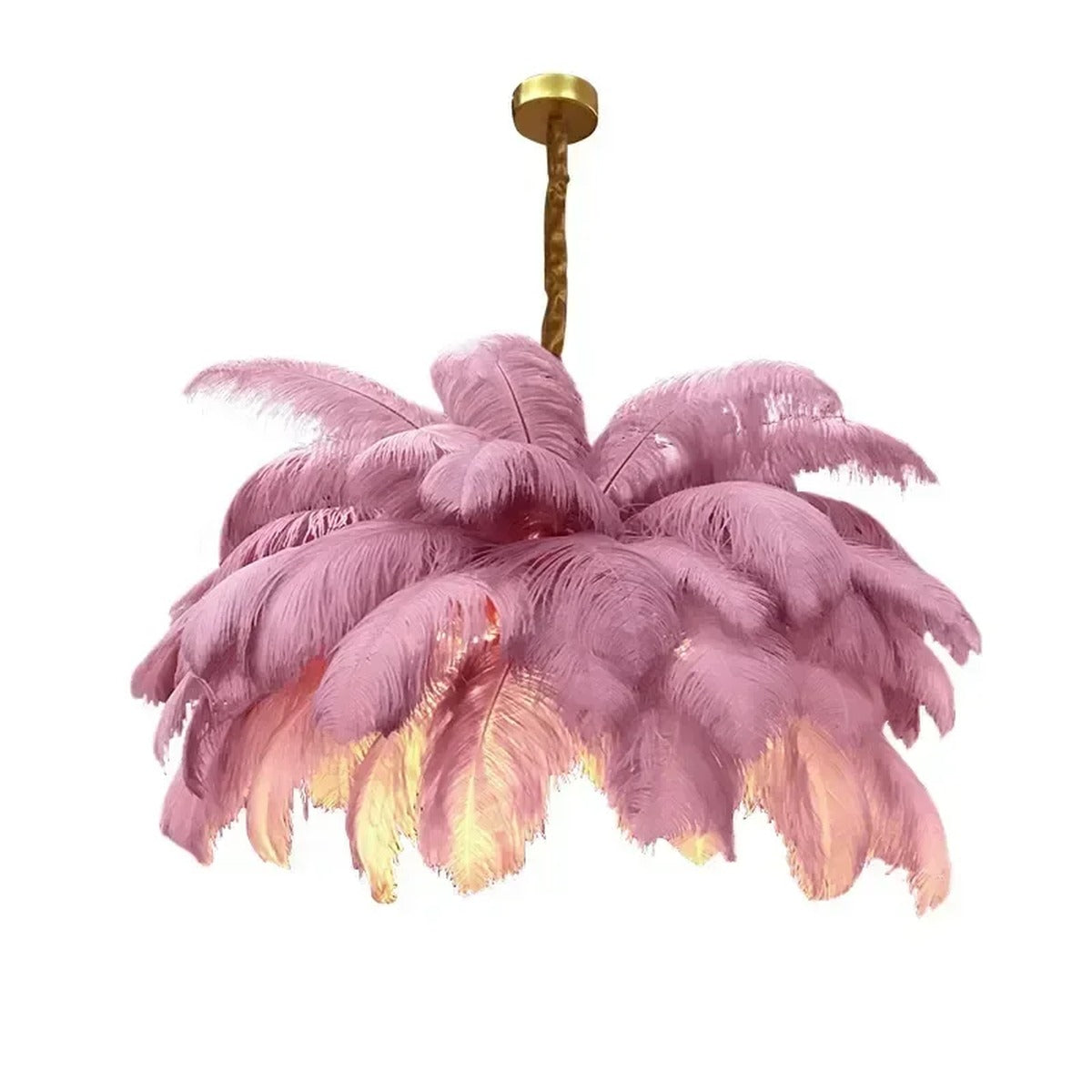 Luxe Ostrich Feather Chandelier – Plumessa – Product Detail 11