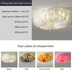 Ethereal Feather Glass Pendant Light Plumaris – Product Detail 8