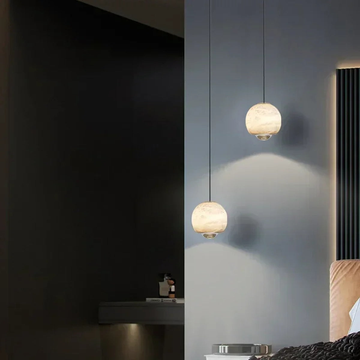 Italian Marble Pendant Light Carroven – Lifestyle View 3