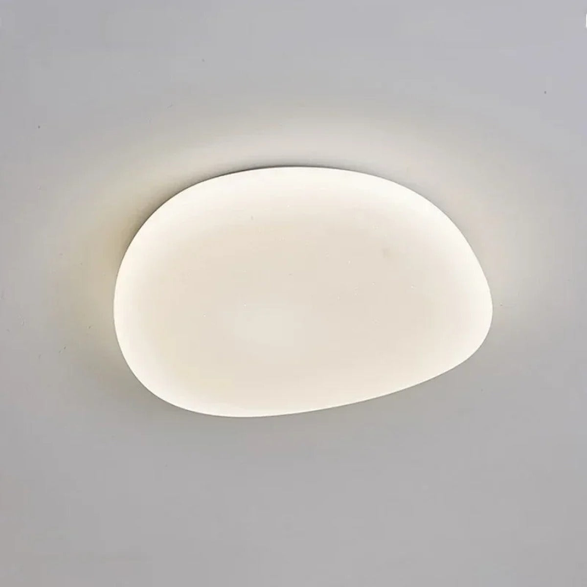 Organic Pebble Flush Ceiling Light – Veilora – Lifestyle View 4
