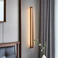 Walnut Linear LED Wall Sconce – Solvela – Hero Shot