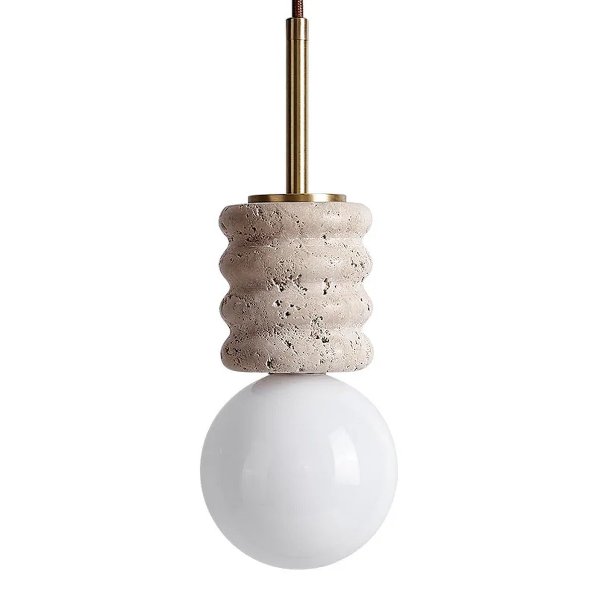 Natural Stone Geometric Pendant Lumendal – Product Detail 5