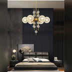 Frosted Glass Bubble Sputnik Chandelier – Nivora