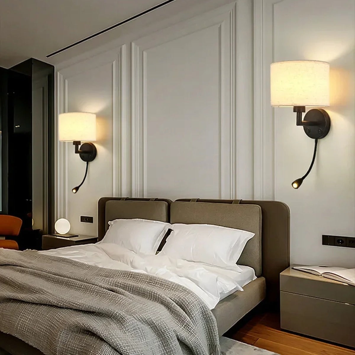 Refined Sculptural Globe Wall Sconce Aurelon – Lifestyle View 2