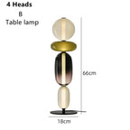Stacked Art Glass Pebble Table & Floor Lamp – Darvorn – Product Detail 9