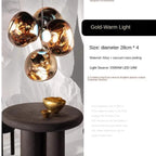 Mirror-Finish Melt Cluster Chandelier Convera – Gold Finish