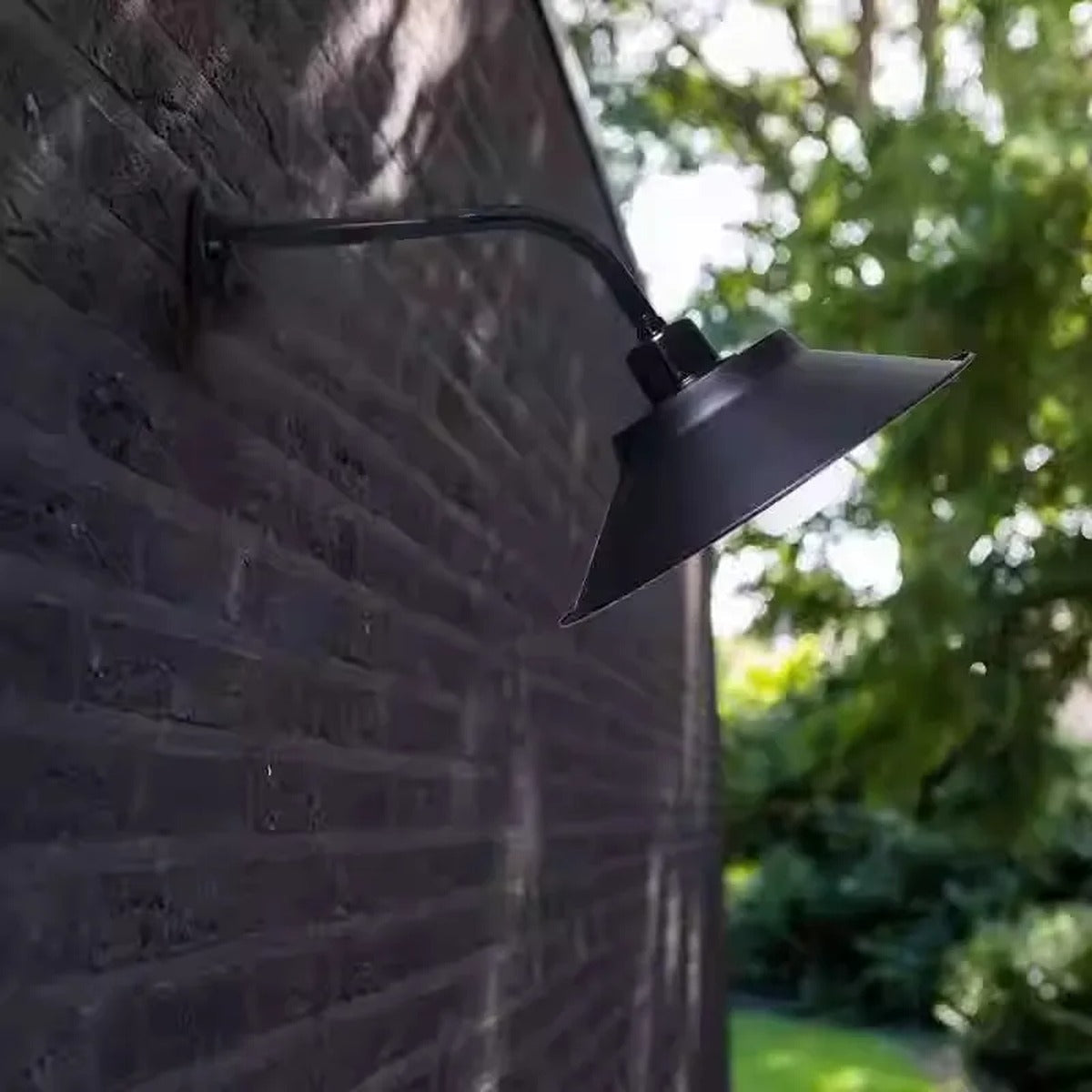 Farmhouse Gooseneck Barn Wall Light – Cenixal – Lifestyle View 4