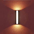 Vaelmont Outdoor Wall Sconce – Lifestyle Glow, Terracotta Wall