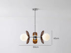 Organic Sculptural Acrylic Chandelier Caelobeans