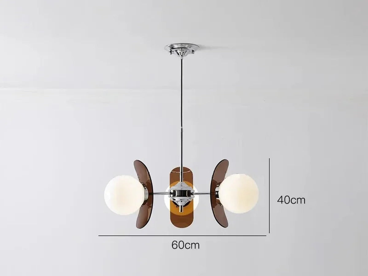 Organic Sculptural Acrylic Chandelier Caelobeans