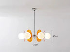 Organic Sculptural Acrylic Chandelier Caelobeans