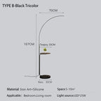 Arclume Arc Floor Lamp — Black, dimensions
