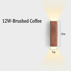 Modern Wall Sconce Farlux — 12W-Brushed Coffee