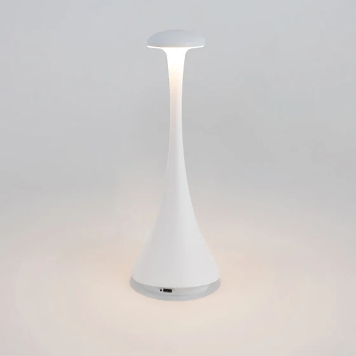 Hourglass Cordless Touch Dimmer Table Lamp – Eravox – Matte White