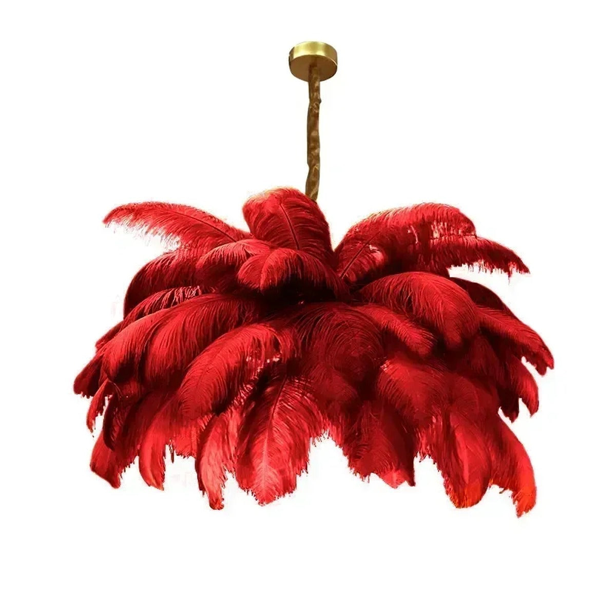 Luxe Ostrich Feather Chandelier – Plumessa – Product Detail 12