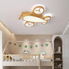 Wooden Aeroplane LED Flush Ceiling Light – Pluvion – Lifestyle View 3