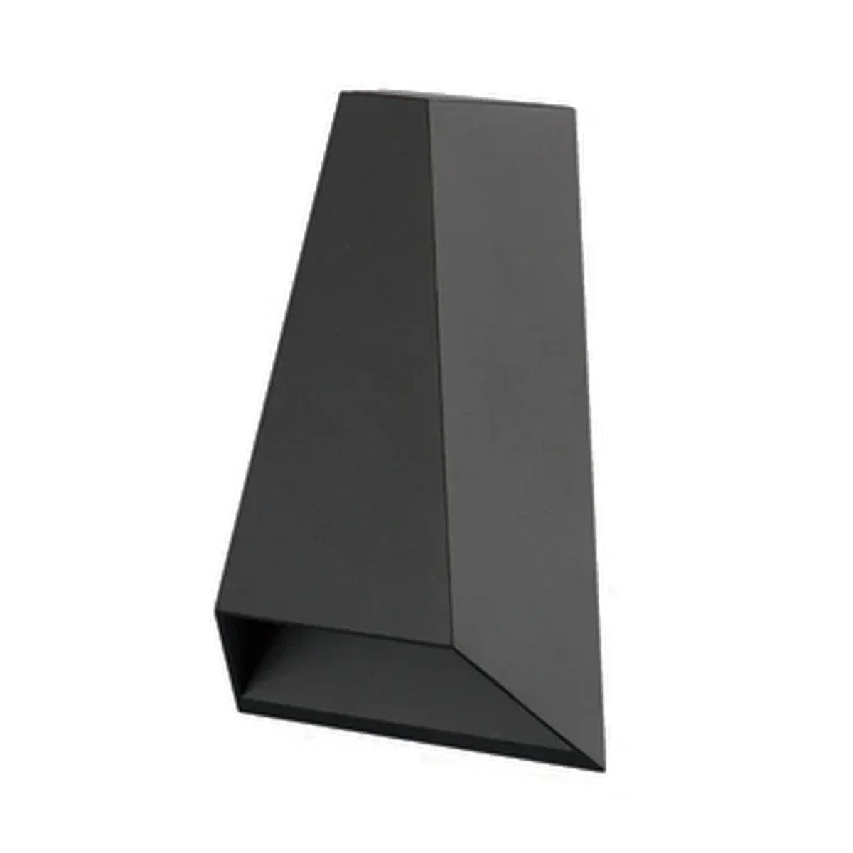 Faceted Aluminum Up-Down Wall Sconce Velano - Pearl Sand Black, Detail