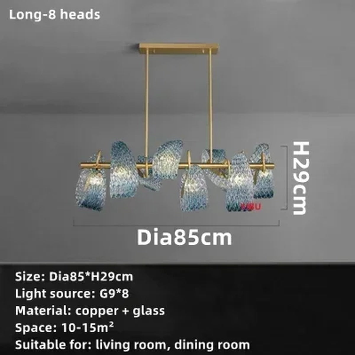 Pendant Light Luxara — Pendant 8 Heads