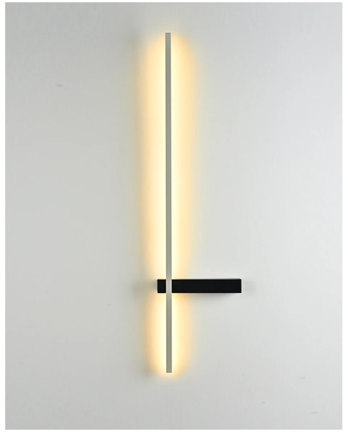 Elixora Linear Outdoor Wall Light - White finish, studio detail