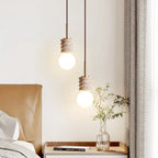 Natural Stone Geometric Pendant Lumendal – Lifestyle View 2