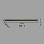 Sorendale Linear Ceiling Light – Black 80cm Dimensions