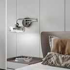 Articulated Arm Glass Ring Wall Sconce – Evorn – Lifestyle View 3