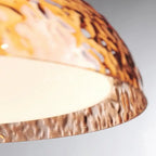 Hammered Glass Dome Pendant Light – Convex – Product Detail 5