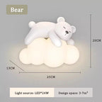 Softholm - Bear on Cloud design, dimensions 25x20x13cm