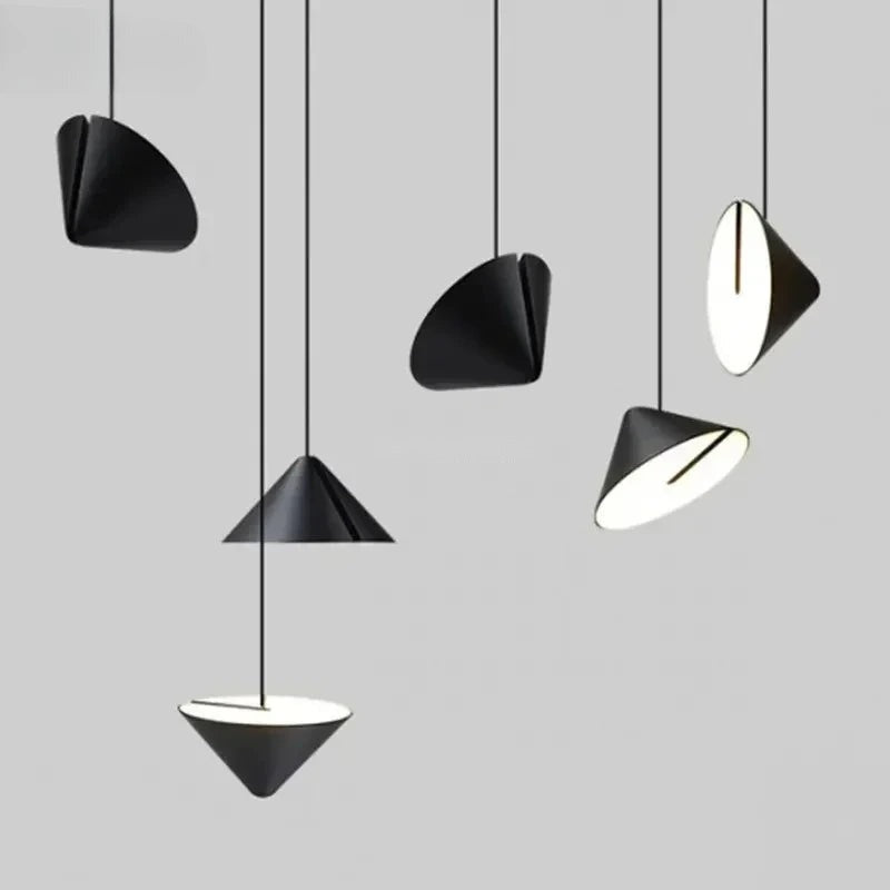 Uyaelinth adjustable-angle cone pendant — angle variations