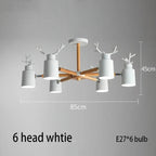 Nordic Antler Wood Arm Cone Chandelier – Birken – Product Detail 14