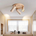 Travertine 3-Head Adjustable Ceiling Spotlight – Solveth – Lifestyle View 4