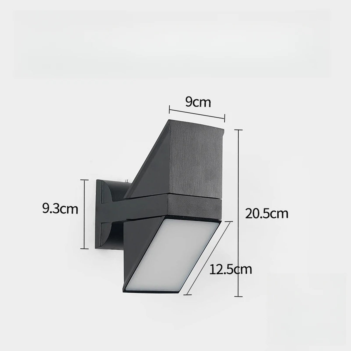 Architectural Angled LED Outdoor Wall Light – Zelorix – Product Detail 7