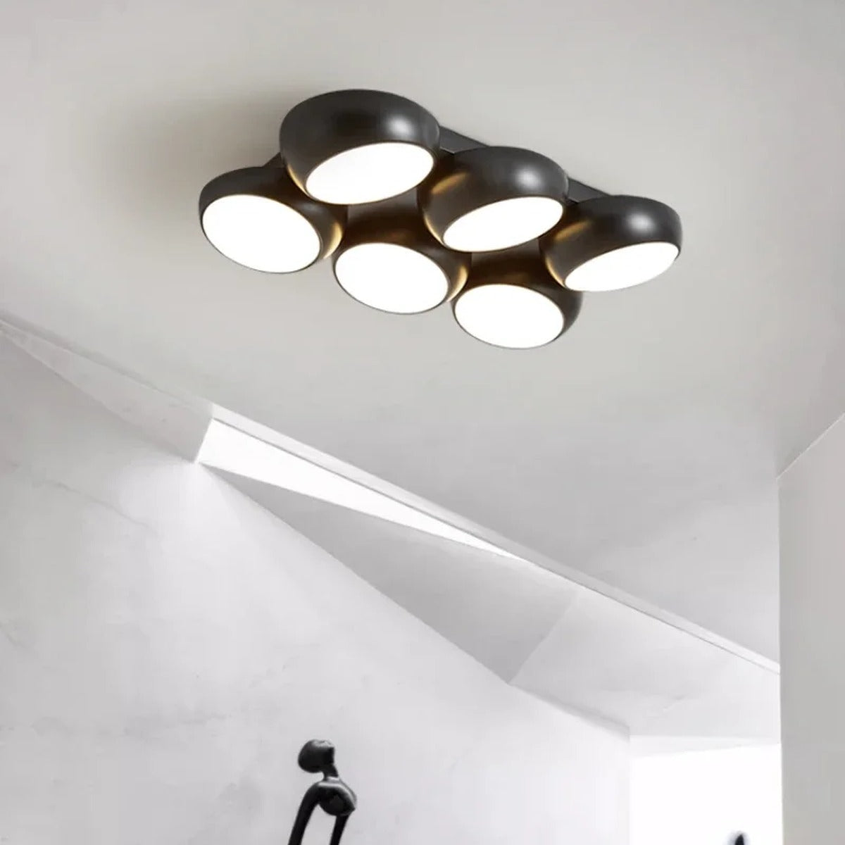 LED Bubble Cluster Flush Ceiling Light – Harvenis – Hero Shot