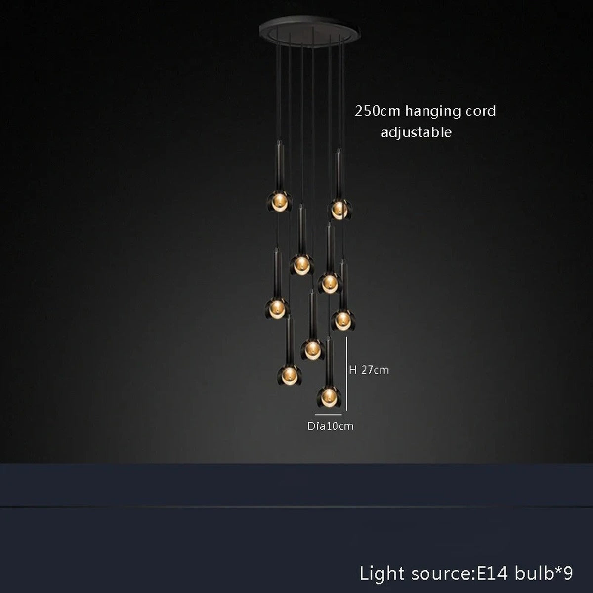 Petal Globe Pendant & Chandelier System – Loleth – Product Detail 13