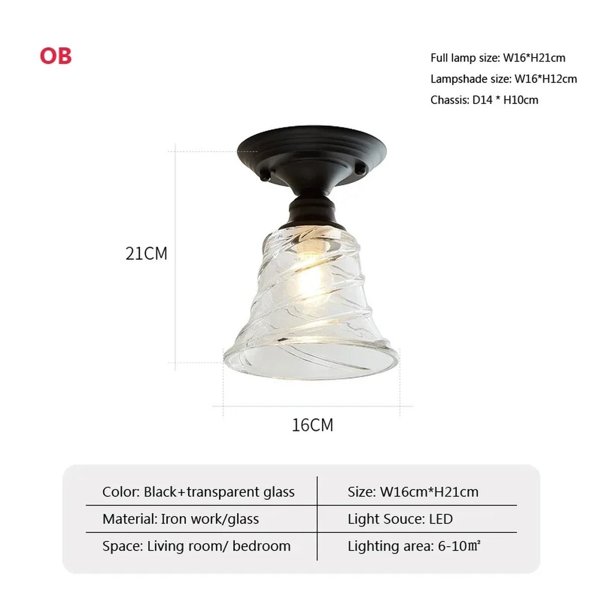Ceiling Light Soloria — OB