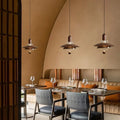 Danish Wide-Brim Walnut Pendant Light – Templix – Product Detail 6