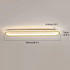 Oval LED Flush Ceiling Light – Velantro – Product Detail 16