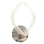 Kalixon geometric acrylic LED wall sconce in square and circle shapes