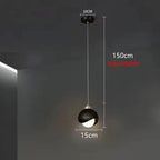Illuminated Glass Sphere Pendant Light Quellinth – Product Detail 7