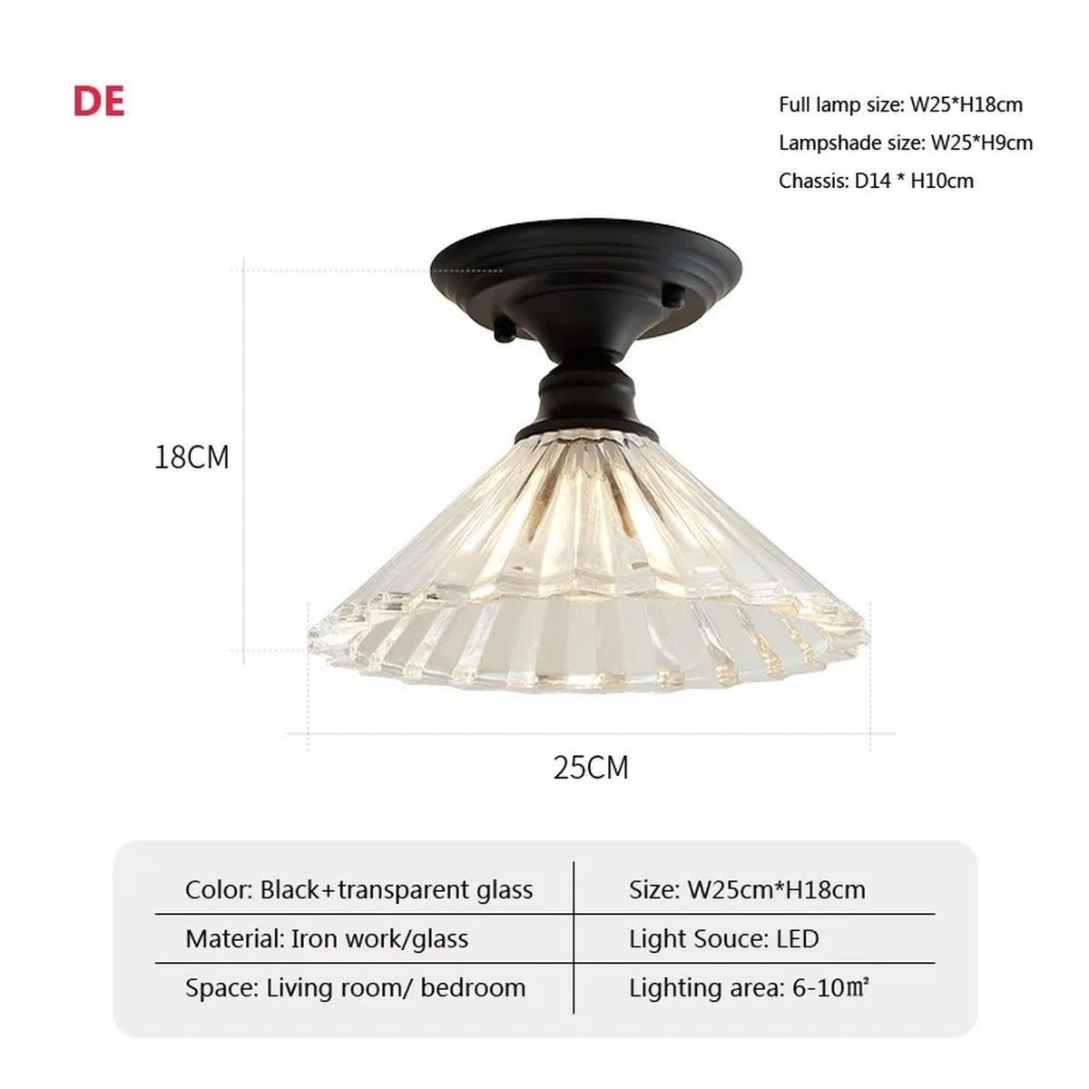 Ceiling Light Soloria — DE