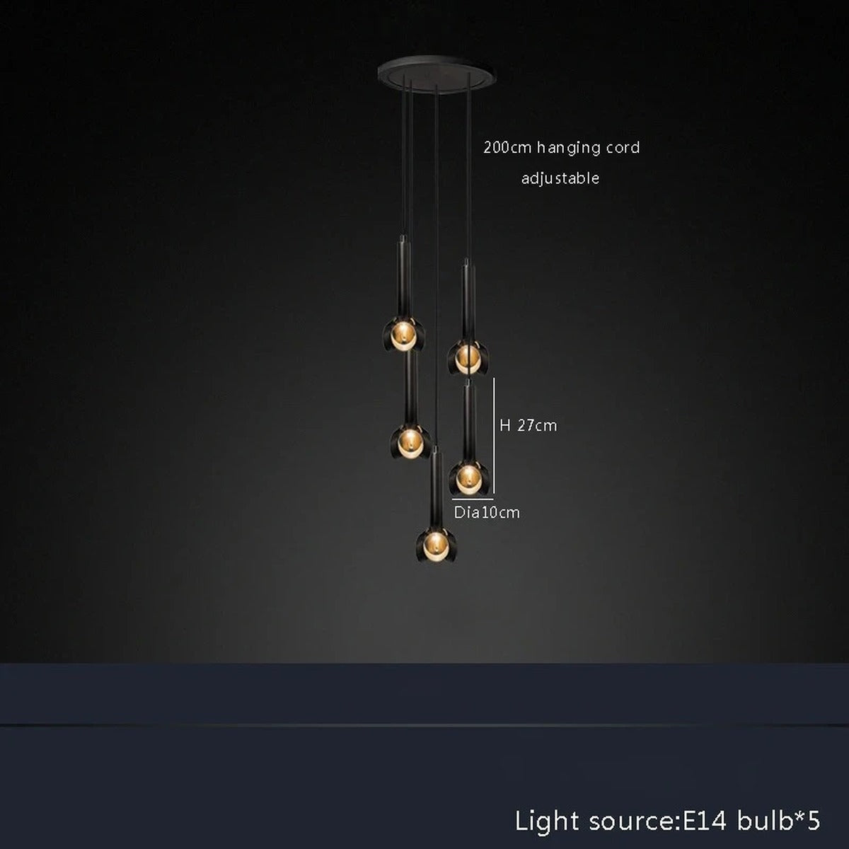 Petal Globe Pendant & Chandelier System – Loleth – Product Detail 11