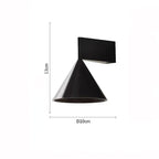 Angled Cone Textured Wall Sconce – Elrovan – Product Detail 7